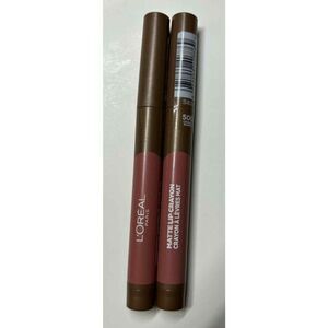 LOreal Matte Lip Crayon 500 Caramel Blondie Lot of 2